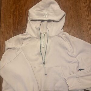 Lululemon crop half zip scuba